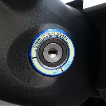 Кольцо для ключей зажигания автомобиля, светящиеся декоративные круглые наклейки для Toyota COROLLA LEVIN RAV4 RAV 4 2012-2017, аксессуары