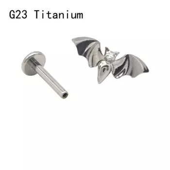 Кольцо для пирсинга губ из титана G23, 10 шт.