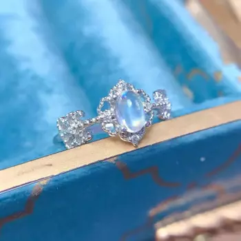 Кольцо из серебра 925 пробы, 4 мм * 6 мм