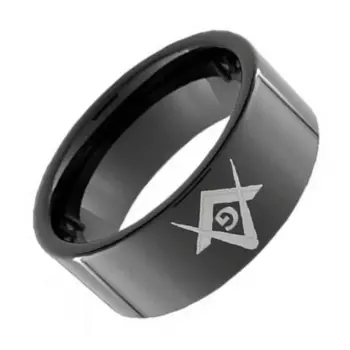 Кольцо мужское из карбида вольфрама, 8 мм