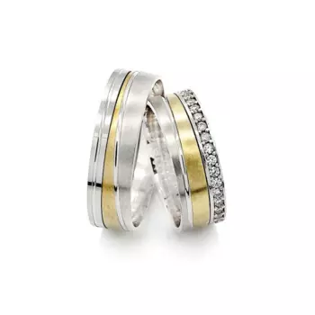 Кольцо обручальное из серебра 925 пробы для мужчин и женщин