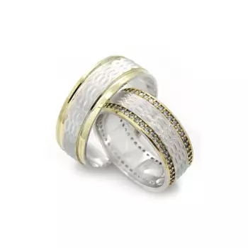 Кольцо обручальное из серебра 925 пробы для мужчин и женщин