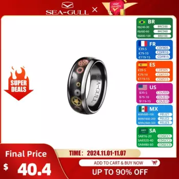 Кольцо женское из композитного материала, 7-13 мм