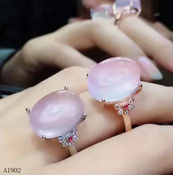 Кольцо женское из серебра 925 пробы, с кристаллами