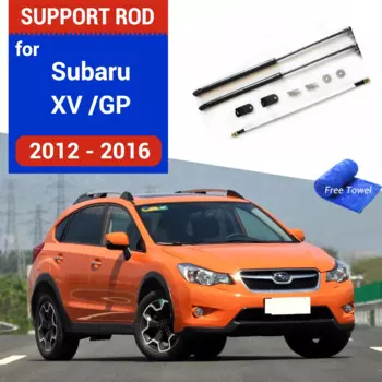 Кол-во (2) передний амортизатор газовой пружины капота для Subaru XV Crosstrek GP 2012-2016, амортизационная стойка, опорный стержень, автомобильные аксессуары