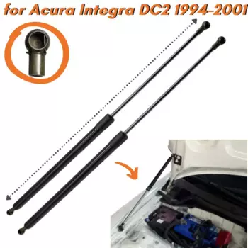 Кол-во (2) Распорки капота для Acura Integra DC2 1994-2001 Передняя капота углеродное волокно газовые пружины амортизаторы подъемник опоры амортизаторы