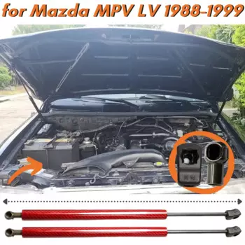 Кол-во (2) Распорки капота для Mazda MPV LV 1st 1988-1999, передняя капота, модификация, газовые пружины, амортизаторы, опоры, амортизаторы