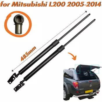 Кол-во (2) Твердые задние стеклоподъемники для Mitsubishi L200 Triton Strada KA/KB Pickup 2005-2014, газовые пружины, амортизаторы, подъемник