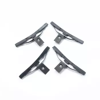 Кол-во 4 черные автомобильные интерьеры солнцезащитный козырек слайдер панель Крышка зажим для VW Golf 4 5 6 MK4 MK5 Passat B5 B6 GTI Jetta 6 MK6 кролик