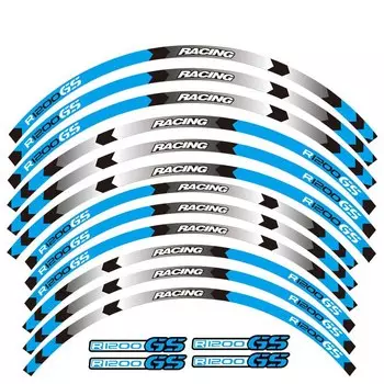 Колеса мотоцикла, наклейки на шины, светоотражающие полосы на обод, лента, наклейки на мотоцикл, пленка для BMW R1200GS R1200GSA r1200 gs ADVENTURE