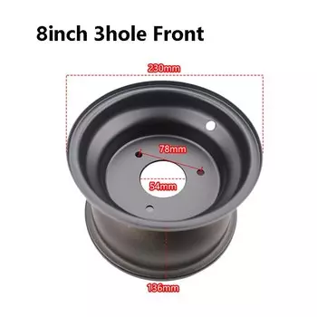 Колеса с отверстиями 8 дюймов 4/3, передняя и задняя ступицы колеса, подходит для квадроциклов Atv, каратинга 19x7-8 18x9.50-8 21x7-8, бескамерная шина