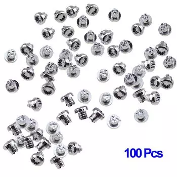 Колесные заклепки 100 шт./компл. 7,5 мм, сменные Пластиковые гвозди для шин, болты, заклепки для стайлинга автомобиля, украшение для обода