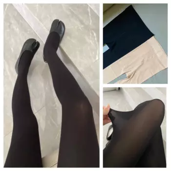 Колготки женские универсальные тонкие с разрезом на носках, 1 шт.