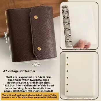 Колики М5/A7 коричневый блокнот