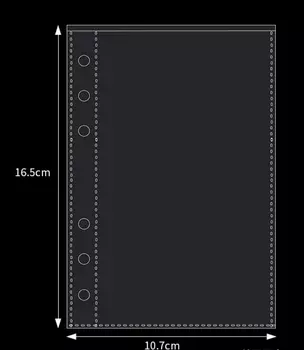 Коликий прозрачный блокнот A6 A7