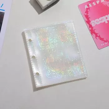 Коликий прозрачный файловый блокнот с кольцами 10 шт.