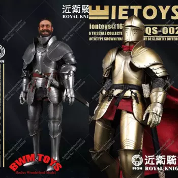 Коллекционная Фигурка рыцаря PIONxIETOYS QS001, QS002, масштаб 1/6, ограниченная серия, 12 дюймов, Мужская Solider, модель, игрушка
