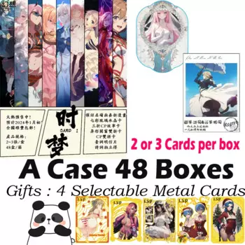 Коллекционная карта аниме Dream Time Mix, аниме Doujin Booster Box, складные карты, вечерние игры, карточные игрушки, подарки на день рождения