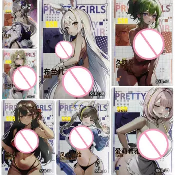 Коллекционная карточка из серии аниме богини серия SSR, Куки шинобу Элисия, Барбара ганнхилдр дегиа, детские игрушки, настольная игра, карточка