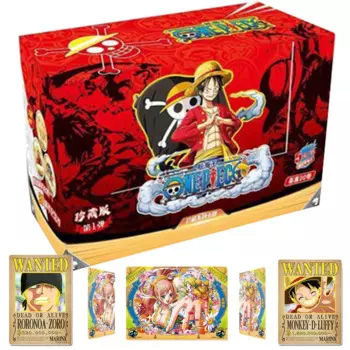 Коллекционная карточка ONE PIECE для детей, японская классическая популярная Аниме Обезьяна D. Luffy редкая вспышка ограниченная Игра карточка настольные игрушки