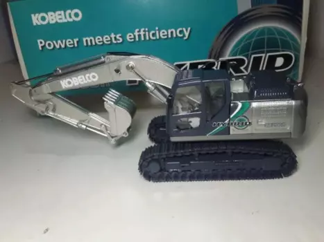 Коллекционная литая под давлением игрушка модель 1:50 мотарт Kobelco SK200H-10 Гибридный гидравлический экскаватор инженерное оборудование игрушка украшение