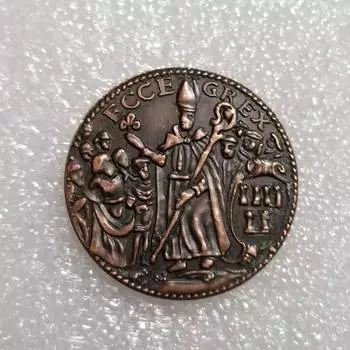 Коллекционная медная монета Ирландии 1840 года