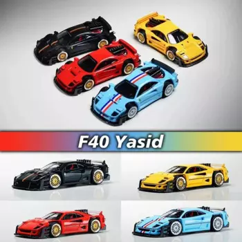 Коллекционная Миниатюрная модель автомобиля autobot 1:64 F40 Yasid