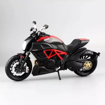 Коллекционная Миниатюрная модель велосипеда Maisto ducati лонгель-круизер, модель литья под давлением, мотоцикл ducati, гоночный велосипед, коллекционная металлическая игрушка для мальчиков, 1/12