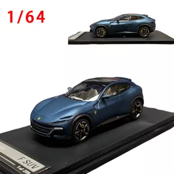 Коллекционная модель автомобиля Ferrari Fuv puroкрови, модель фургона из сплава, модель Ferrari, коллекционный подарок, 1/64