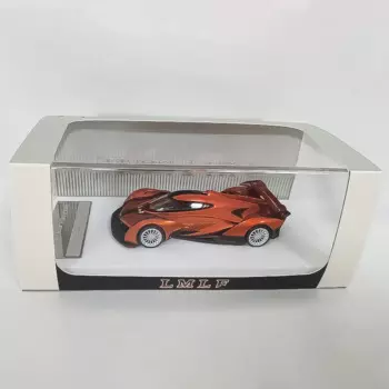 Коллекционная модель автомобиля LMLF 1/64 64 Solus GT V10, литой Дисплей из сплава, оранжевая тележка