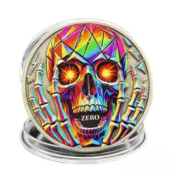 Коллекционная монета OIMG с скелетом