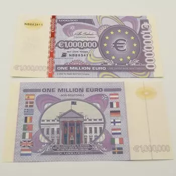 Коллекционное украшение из банкнот "Million Euro"