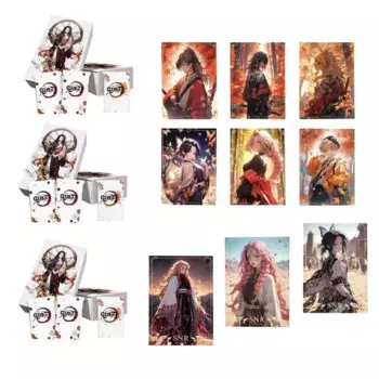 Коллекционные карточки-убийцы демонов, новые головоломки, настольные игры, Подарочная коробка, торговые карточки