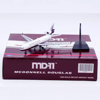 Коллекционный самолет из сплава LH4076, подарок, фотосессия 1:400, фотосессия Макдоннелл Дуглас, цвет дома, литый под давлением самолет, модель N211MD