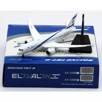 Коллекционный самолет XX4259A из сплава подарок JC Крылья 1:400 EL AL Airlines Боинг брикет литая модель самолета 4X-ERB откидные клапаны