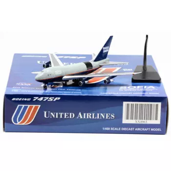 Коллекционный самолет XX4963 из сплава, подарок, фотосамолет 1:400 Sofia Dara Airlines, Боинг B747SP, модель самолета под давлением N145UA