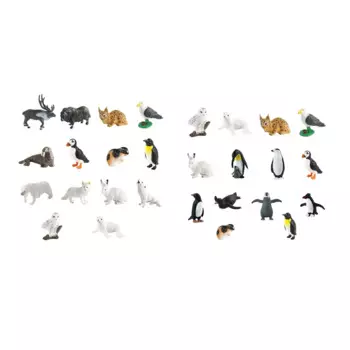 Коллекция 14 фигурок арктических животных для детей и торжеств