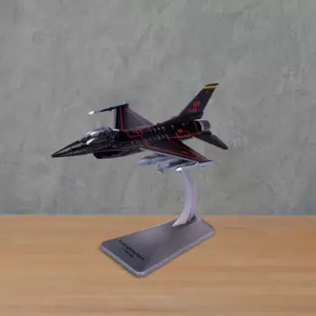 Коллекция коллекционных моделирующих самолетов F16D из сплава, модель 1/100 года
