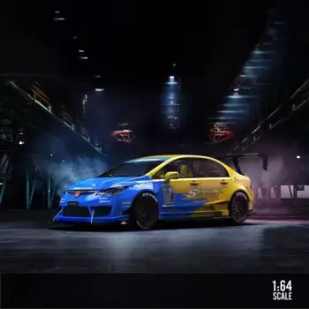 Коллекция моделей автомобилей Honda Civic 1:64 взрывобезопасная ложка из сплава