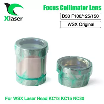 Коллиматор и фокусный объектив XLaser WSX D30 F100/125/150 с держателем объектива для волоконной лазерной режущей головки WSX KC13 KC15 NC30
