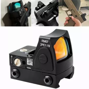 Коллиматорный прицел для винтовки Mini RMR Red Dot, прицел для Вивера 20 мм для страйкбольной/охотничьей винтовки
