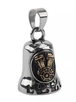 Колокольчики двигателя для мотоциклов, крутой велосипедный Колокольчик из нержавеющей стали для Harley Sportster XL Touring Electra Glide Softail Dyna