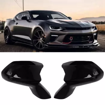 Колпачки для боковых зеркал заднего вида автомобиля для Chevrolet Camaro SS ZL1 LT 2016-2020 (углеродное волокно