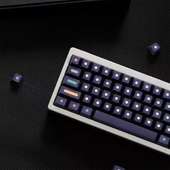 Колпачки для клавиш 129 клавиш GMK Dots, пятисторонняя сублимационная колпачок для клавиш PBT Cherry Profile для MX switch, игровая механическая клавиатура, колпачки для клавиш