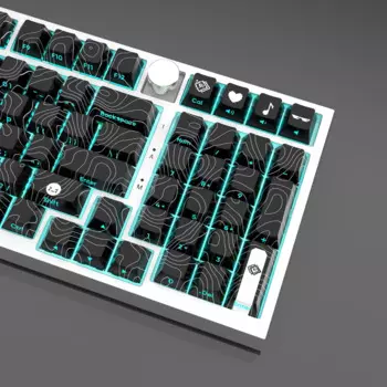 Колпачки для клавиш Double shot PBT, колпачки для клавиш с подсветкой, колпачки для клавиатуры с красящим профилем Cherry Gateron MX, механическая клавиатура с переключателями Cherry Gateron MX