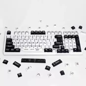 Колпачки для клавиш GMK Monster PBT, 139 клавиш, персонализированные колпачки для клавиш Cherry MX, игровая механическая клавиатура