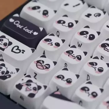 Колпачки для клавиш с кошкой, колпачки для клавиш Мао, 142 клавиш, подарок для девочки, Милая новая квадратная термосублимационная механическая клавиатура 2,25 U 2.75U для Алисы