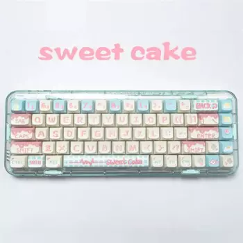 Колпачки для клавиш Sweet cake XDA, колпачки для клавиш 127 клавиш для MX switch, механическая клавиатура