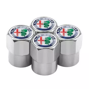 Колпачки клапанов шин для колес автомобиля, болтовые колпачки для Alfa Romeo Giulia Stelvio Quadrifoglio Giulietta 156 159 147 Mito Tonale GT