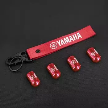 Колпачки штока клапана для колес мотоцикла, автомобильный брелок для ключей, подвесной ремень для Yamaha R1 R3 R25 Mt-09 Mt07 Fazer Fz6 Xj6 R15 TMAX